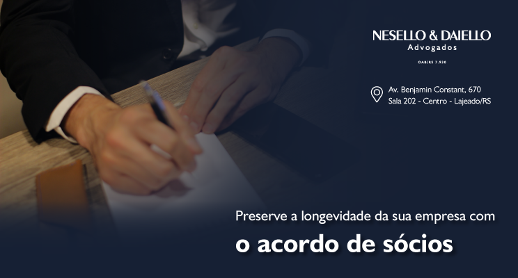 Preserve a longevidade da sua empresa com o acordo de sócios